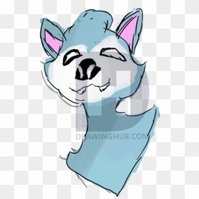 Cartoon, HD Png Download - wolf drawing png