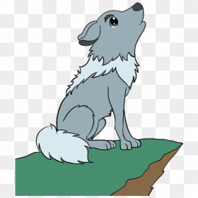 Cartoon Wolf Easy To Draw, HD Png Download - wolf drawing png