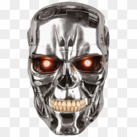Terminator Head Png, Transparent Png - terminator skull png