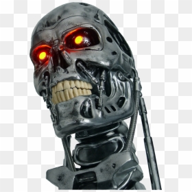 Robot Skull, HD Png Download - terminator skull png