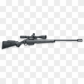 Bolt Action Rifle Scope Muzzle Break, HD Png Download - sniper target png