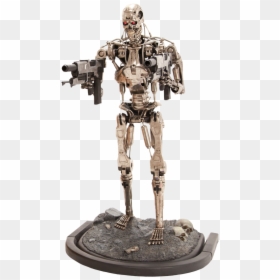 Sideshow Terminator Life Size Statue, HD Png Download - terminator skull png