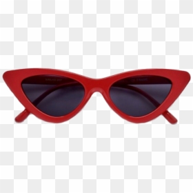 Red Sunglasses Cat Eye, HD Png Download - oakley sunglasses png