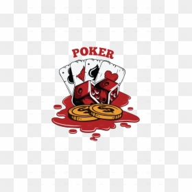 Poker T Shirt Design, HD Png Download - cartoon blood png