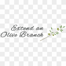 Calligraphy, HD Png Download - olive branches png