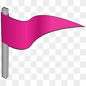 Transparent Flag Clipart Png - Pink Flag Clipart, Png Download - waving american flag clip art png