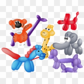 A La Carte Birthdaypartysg - Balloon Sculpting Clipart, HD Png Download - balloon animals png