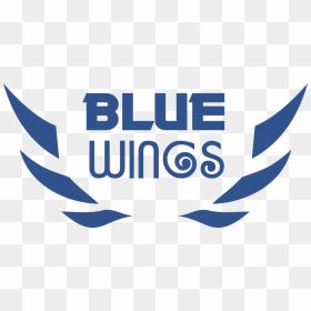 Bluewings-logo - Graphic Design, HD Png Download - blue wings png