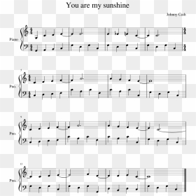 Great Big God Piano Music , Png Download - Piano Sheet Pdf Easy, Transparent Png - you are my sunshine png