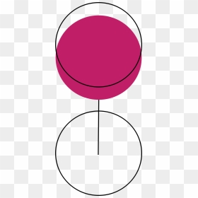 Bicchiere Di Vino Stilizzato, HD Png Download - copa de vino png