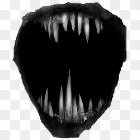 #creepy #mouth #teeth #horror - Human Mouth, HD Png Download - creepy mouth png