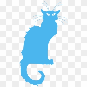 Art Nouveau Chat Noir, HD Png Download - vectores png negro