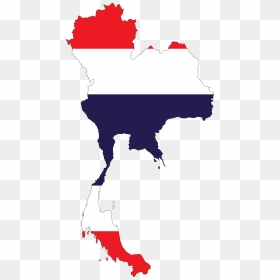World Map Flag Clipart Png - Thailand Country Map Outline, Transparent Png - map clipart png
