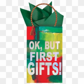 First Gift Minikin Tote Christmas The Gift Wrap Company - Paper, HD Png Download - gift wrap png