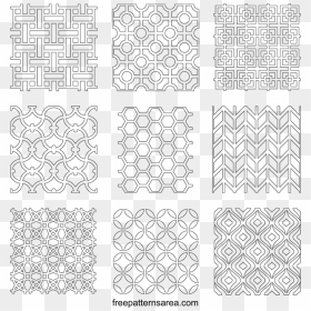 Printable Geometric Pattern Stencil, HD Png Download - geometric design png