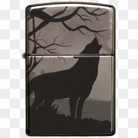 Zippo Lighter Wolf Design, HD Png Download - zippo png