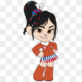 Vanellope Von Schweetz Cartoon, HD Png Download - teletubby png