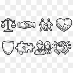 Vector De Iconos De Integridad - Integrity Drawing, HD Png Download - vectores png negro