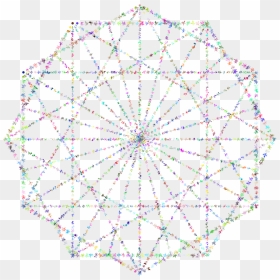 Simple Geometric Design Line Art Variation 2 Prismatic - Circle, HD Png Download - geometric design png