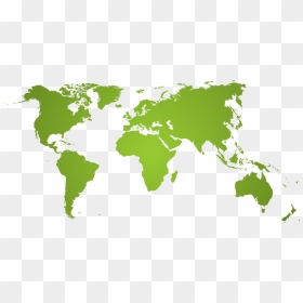Png Green Map - Hot Springs World Map, Transparent Png - map clipart png