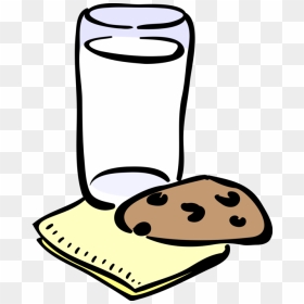 Transparent Milk And Cookies Png, Png Download - milk and cookies png