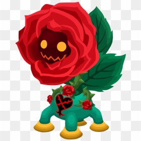 - Kingdom Hearts Red Rose Clipart , Png Download - Kingdom Hearts Flower Heartless, Transparent Png - bloody rose png