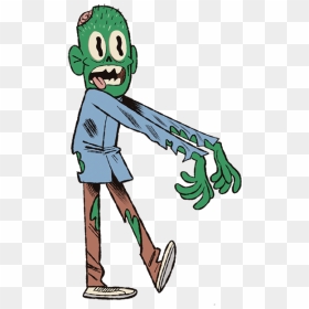 Zombie - Cartoon, HD Png Download - cartoon zombie png