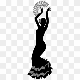 Flamenco Dance Silhouette - Flamenco Dancer Silhouette, HD Png Download - flamenco png