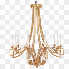 Maxim Chandelier, Matt Gold - Chandelier, HD Png Download - gold chandelier png