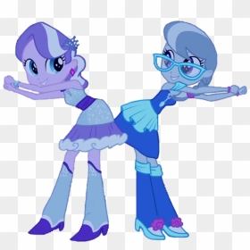 Diamond Tiara And Silver Spoon Dancing Eqg Vector By - My Little Pony Equestria Girls Diamond Tiara, HD Png Download - spoon vector png