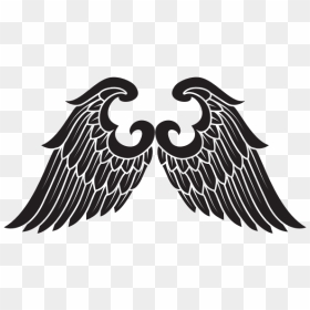 Wings Silhouette Outline - Eagle, HD Png Download - wings silhouette png