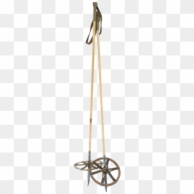 Old Wooden Ski Poles, HD Png Download - wooden pole png