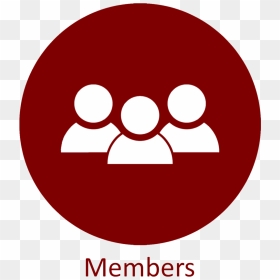 Members Text - Flat People Icon Png, Transparent Png - national honor society png