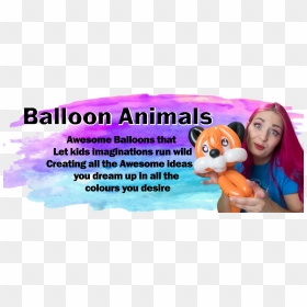 Cartoon, HD Png Download - balloon animals png