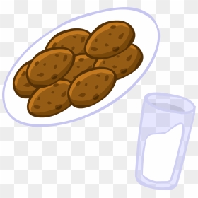 Official Club Penguin Online Wiki - Milk And Cookies Clipart, HD Png Download - milk and cookies png