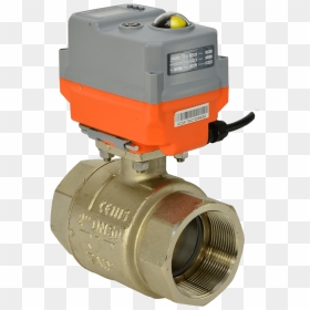 Motorized Brass Ball Valve With Ava Electric Actuator - 2 Ways Motorised Valve, HD Png Download - valve png