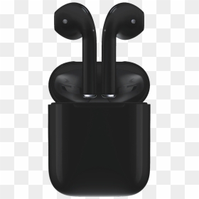 Bluetooth Black Earpods, HD Png Download - airpods png