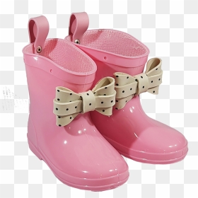 Rain Boot, HD Png Download - moño rosa png
