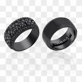 Celebrity With Black Wedding Ring, HD Png Download - anillos png