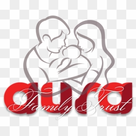 Parents Holding A Baby Drawing, HD Png Download - red aura png