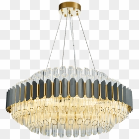 Chandelier, HD Png Download - gold chandelier png