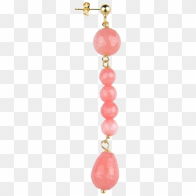 Earrings, HD Png Download - moño rosa png