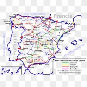 File - - Spain High Speed Rail, HD Png Download - compartir png