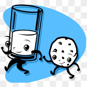 Milk And Cookies - Cookie, HD Png Download - milk and cookies png