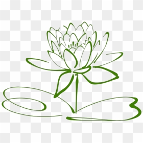 Green Lotus Translucent Png Icons - Lotus Images In Black And White, Transparent Png - translucent png
