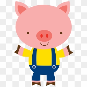 Cartoon Three Little Pigs, HD Png Download - nubes animadas png