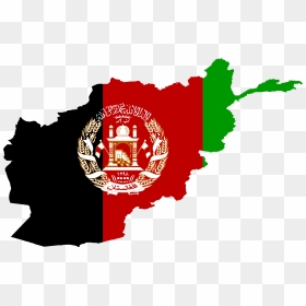 Afghanistan Map Clipart - Afghanistan Map Flag, HD Png Download - map clipart png