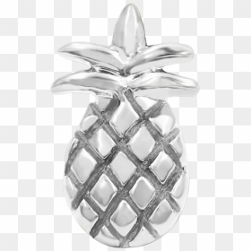 14ct White Gold Pineapple End - Pineapple, HD Png Download - gold pineapple png