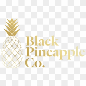 Black Pineapple Co - Pineapple Png Black Gold, Transparent Png - gold pineapple png
