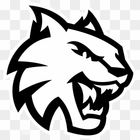Cwu Wildcat Logo, HD Png Download - white line png transparent